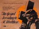 Il vangelo secondo Matteo - British Movie Poster (xs thumbnail)