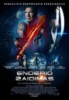 Ender&#039;s Game - Lithuanian Movie Poster (xs thumbnail)