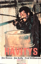 Three the Hard Way - Finnish VHS movie cover (xs thumbnail)