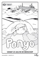 Gake no ue no Ponyo - Dutch Movie Poster (xs thumbnail)