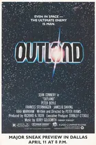 アウトランド　OUTLAND USオリジナル映画ポスター Outland (1981) Movie Poster 30x40 British Quad folded, fine