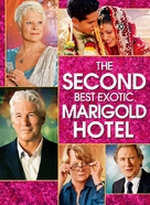 The Second Best Exotic Marigold Hotel - DVD movie cover (xs thumbnail)