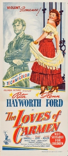 The Loves of Carmen - Australian Movie Poster (xs thumbnail)