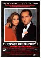 Prizzi's Honor - Spanish Movie Poster (xs thumbnail)
