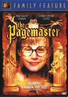 The Pagemaster - British DVD movie cover (xs thumbnail)