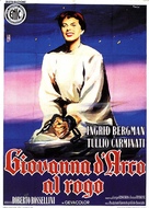 Giovanna d&#039;Arco al rogo - Italian Movie Poster (xs thumbnail)