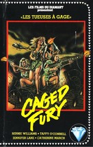 Caged Fury - French VHS movie cover (xs thumbnail)