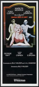 Some Like It Hot - Australian Re-release movie poster (xs thumbnail)