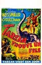 Tarzan Finds a Son! - Belgian Movie Poster (xs thumbnail)