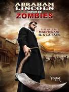 Abraham Lincoln vs. Zombies - French DVD movie cover (xs thumbnail)