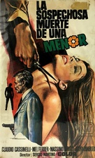 Morte sospetta di una minorenne - Spanish VHS movie cover (xs thumbnail)