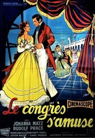 Der Kongre&szlig; tanzt - French Movie Poster (xs thumbnail)