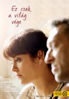 Juste la fin du monde - Hungarian Movie Poster (xs thumbnail)