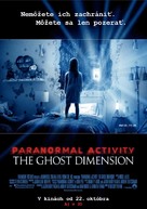 Paranormal Activity: The Ghost Dimension - Slovak Movie Poster (xs thumbnail)
