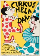 Circus Rookies - Swedish Movie Poster (xs thumbnail)