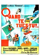 Quand te tues-tu? - Belgian Movie Poster (xs thumbnail)