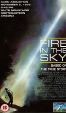 Fire in the Sky - British VHS movie cover (xs thumbnail)
