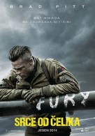 Fury - Croatian Movie Poster (xs thumbnail)