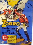 Zorro&#039;s Fighting Legion - Danish Movie Poster (xs thumbnail)