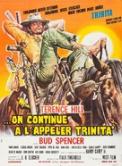 ...continuavano a chiamarlo Trinit&agrave; - French Movie Poster (xs thumbnail)