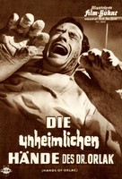The Hands of Orlac - German poster (xs thumbnail)