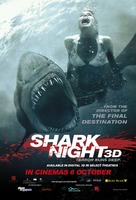 Shark Night 3D - Singaporean Movie Poster (xs thumbnail)