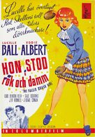 The Fuller Brush Girl - Swedish Movie Poster (xs thumbnail)