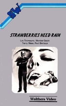 Strawberries Need Rain - Finnish VHS movie cover (xs thumbnail)