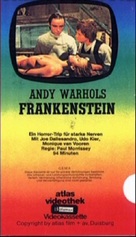 Flesh for Frankenstein - German VHS movie cover (xs thumbnail)