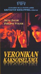 La double vie de V&eacute;ronique - Finnish VHS movie cover (xs thumbnail)