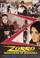 Zorro marchese di Navarra - Italian Movie Poster (xs thumbnail)