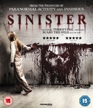 Sinister - British Blu-Ray movie cover (xs thumbnail)