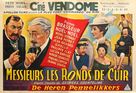 Messieurs les ronds de cuir - Belgian Movie Poster (xs thumbnail)