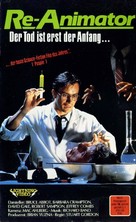 Re-Animator - German VHS movie cover (xs thumbnail)