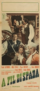 A fil di spada - Italian Movie Poster (xs thumbnail)