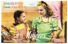 Siete mujeres - Spanish Movie Poster (xs thumbnail)