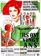 Ils ont vingt ans - French Movie Poster (xs thumbnail)