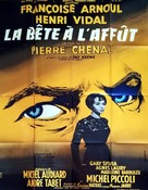 La b&ecirc;te &agrave; l&#039;aff&ucirc;t - French Movie Poster (xs thumbnail)