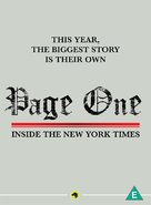 Page One: A Year Inside the New York Times - British DVD movie cover (xs thumbnail)