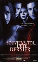 I Know What You Did Last Summer - French VHS movie cover (xs thumbnail)