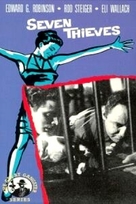 Seven Thieves - British VHS movie cover (xs thumbnail)
