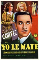 I Killed That Man - Spanish Movie Poster (xs thumbnail)