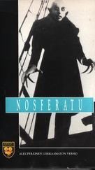 Nosferatu, eine Symphonie des Grauens - Finnish VHS movie cover (xs thumbnail)