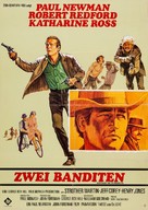 Butch Cassidy and the Sundance Kid - German Movie Poster (xs thumbnail)
