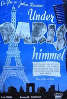 Sous le ciel de Paris - Swedish Movie Poster (xs thumbnail)