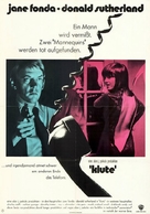 Klute - German Movie Poster (xs thumbnail)