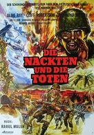 The Naked and the Dead - German Re-release movie poster (xs thumbnail)