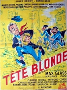 T&ecirc;te blonde - French Movie Poster (xs thumbnail)