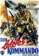 They Died with Their Boots On - German Movie Poster (xs thumbnail)