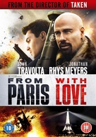 From Paris with Love - British DVD movie cover (xs thumbnail)